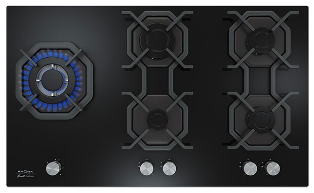 Встраиваемая газовая варочная панель Kronasteel Grande 90 BL