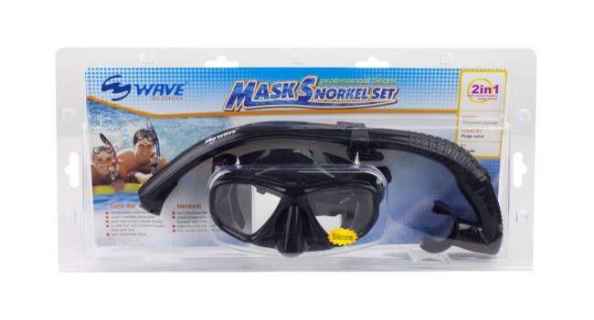 Комплект для плавания Wave MS-1383S60 черный