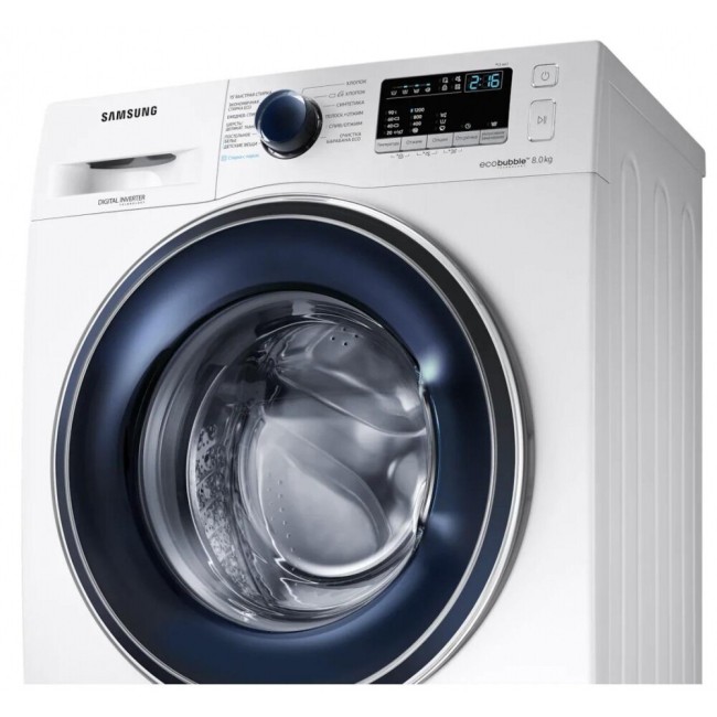 Стиральная машина Samsung WW80R42LHFWDLP белый