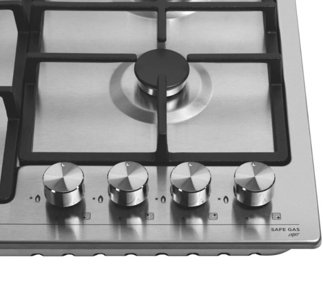 Встраиваемая газовая варочная панель Meferi MGH604IX Light Встраиваемая газовая варочная панель Meferi MGH604IX Light