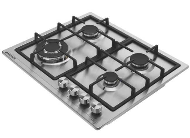 Встраиваемая газовая варочная панель Meferi MGH604IX Light Встраиваемая газовая варочная панель Meferi MGH604IX Light