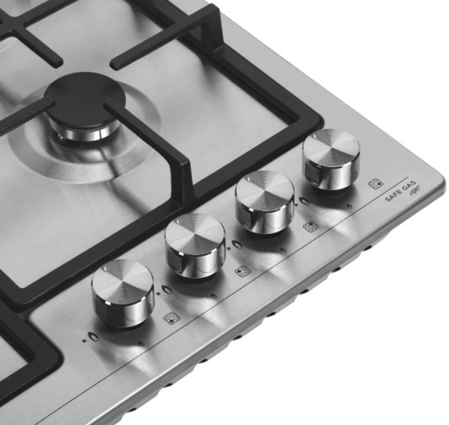 Встраиваемая газовая варочная панель Meferi MGH604IX Light Встраиваемая газовая варочная панель Meferi MGH604IX Light