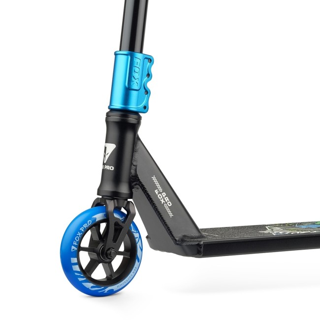 Самокат Fox Big Boy 5.0 (2020) черный/синий Самокат Fox Big Boy 5.0 (2020) черный/синий