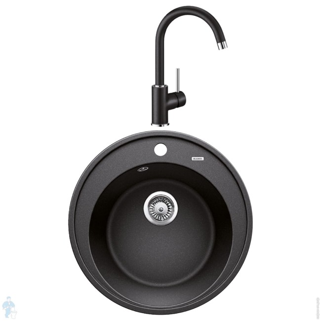 Кухонный комплект Blanco RIONA 45 Silgranit антрацит (521396) + MIDA антрацит (524202) 521396M2 Кухонный комплект Blanco RIONA 45 Silgranit антрацит (521396) + MIDA антрацит (524202) 521396M2