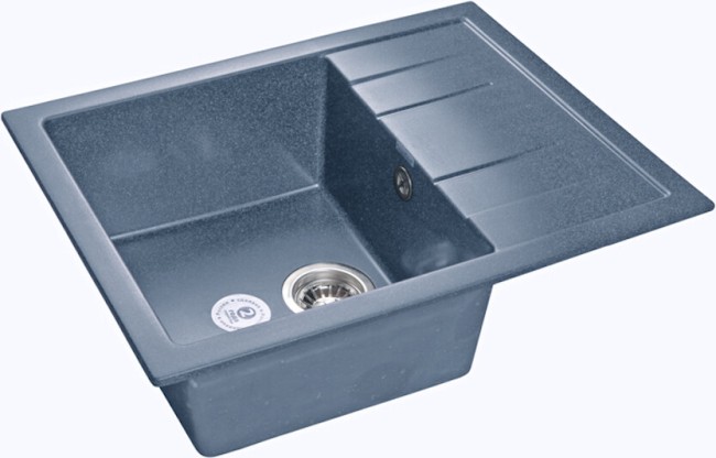 Кухонная мойка GranFest Quadro GF-Q-650L графит