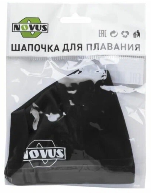 Шапочка для плавания Novus NPC-20 черный