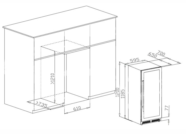Винный шкаф Meyvel MV99PRO-KBT2
