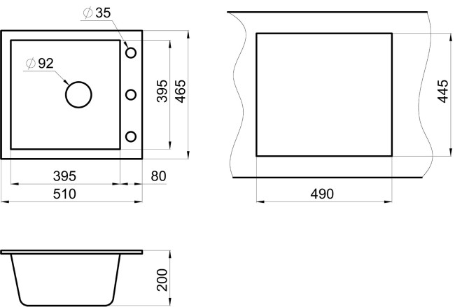 Кухонная мойка Granula GR-4651 песок