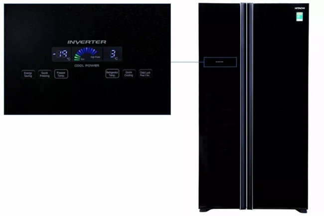 Холодильник Side-By-Side Hitachi R-S 702 PU0 GBK Холодильник Side-By-Side Hitachi R-S 702 PU0 GBK