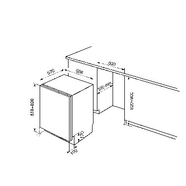 Встраиваемая посудомоечная машина Electrolux ESI 68850 X