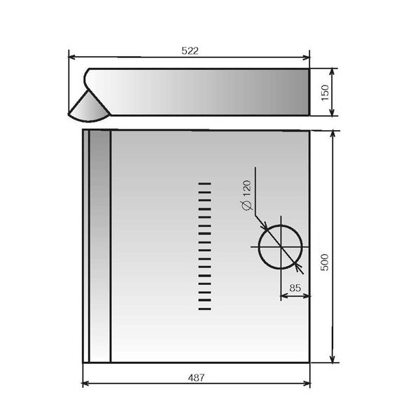 Вытяжка Elikor Davoline 50П-290-ПЗЛ белый