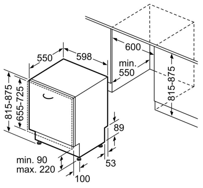 Встраиваемая посудомоечная машина Bosch SMV88TX46E