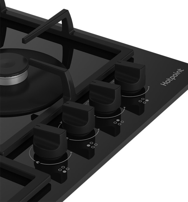 Встраиваемая газовая варочная панель Hotpoint-Ariston HG 62FA/BK