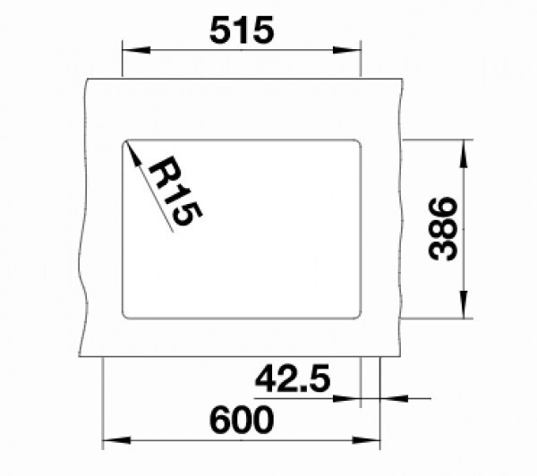 Кухонная мойка Blanco Subline 350/150-U глянцевый/магнолия (523742) Кухонная мойка Blanco Subline 350/150-U глянцевый/магнолия (523742)