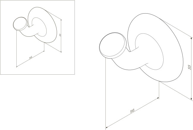 Крючок AM.PM Like A8035500 Крючок AM.PM Like A8035500