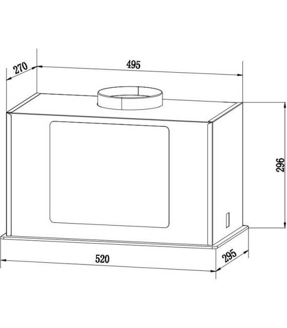 Встраиваемая вытяжка Weissgauff Aura 1200 Remote BL