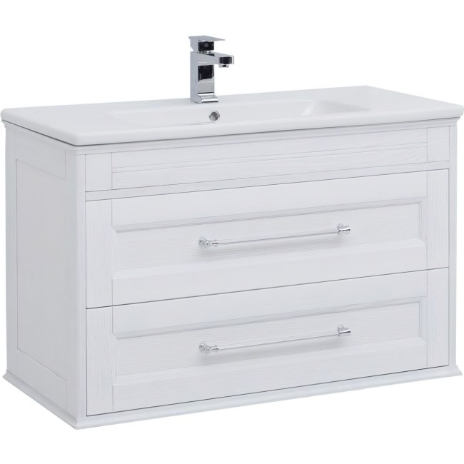 Тумба с раковиной Aquanet Бостон 100 ясень (Flat) (263058) Тумба с раковиной Aquanet Бостон 100 ясень (Flat) (263058)