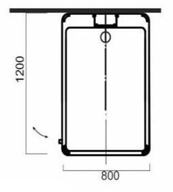 Стенки для гидромассажной кабины с паром AM.PM Awe (W15C-804-120MTE2)