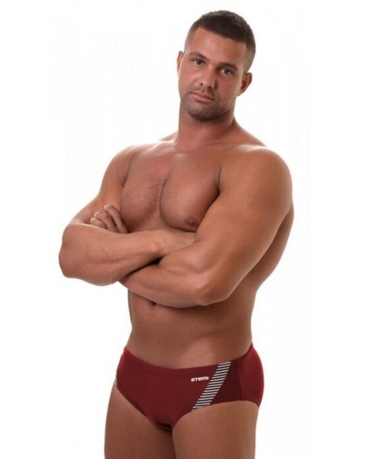 Плавки мужские для бассейна Atemi TAE 01 C красный, р-р 48