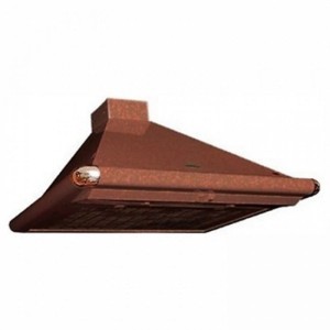 Каминная вытяжка Elikor Сатурн 50 медный антик/медь/золото