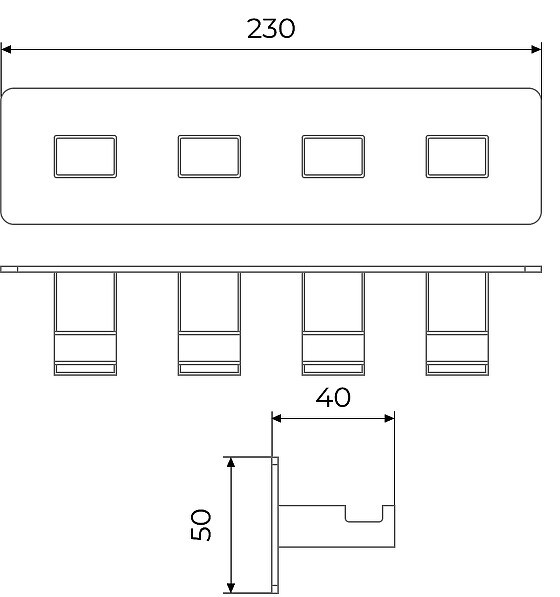 Вешалка Timo Selene 17015/17 золото матовое Вешалка Timo Selene 17015/17 золото матовое