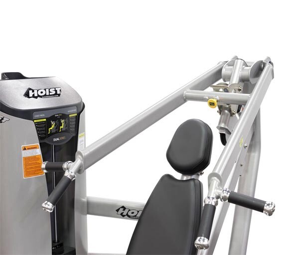 Жим от плеч Hoist HD-3300 серебряный/черный (CM-PL-BK)