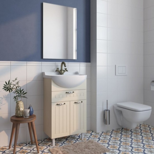 Тумба с раковиной Iddis Kantri (KAN50W3i95K) бежевый Тумба с раковиной Iddis Kantri (KAN50W3i95K) бежевый