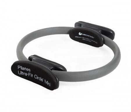 Кольцо для пилатеса Balanced Body Ultra-Fit Mini Circle серый/черный Кольцо для пилатеса Balanced Body Ultra-Fit Mini Circle серый/черный