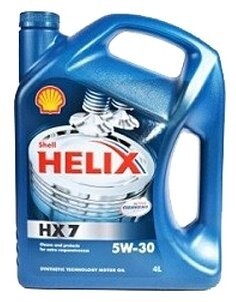 Масло полусинтетическое Shell Helix HX7 5W-30 4 л
