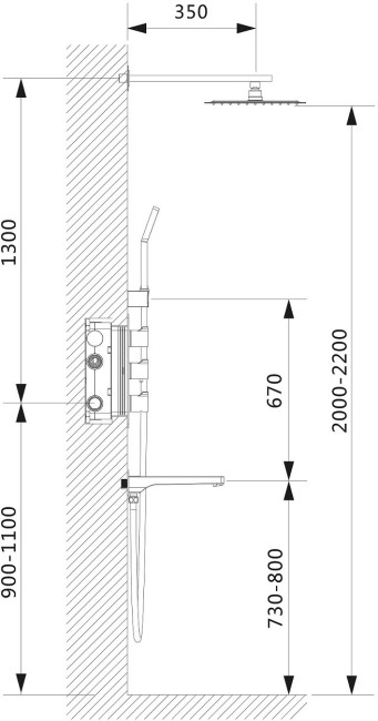 Душевая система Timo Petruma SX-5049/00SM Chrome
