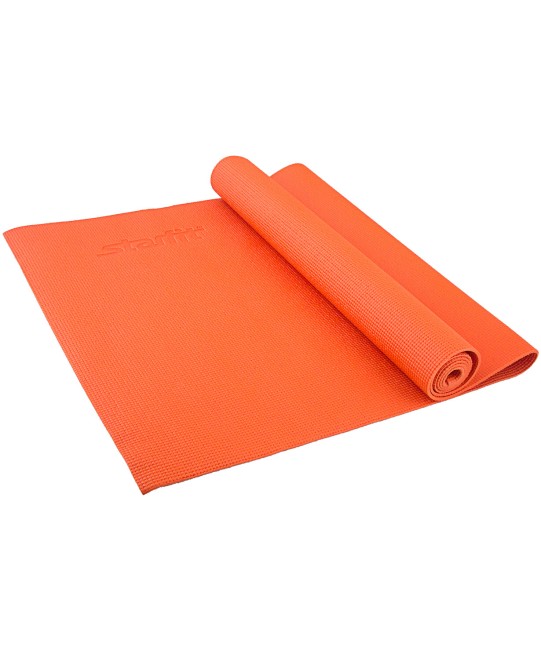 Коврик для йоги Starfit FM-101 PVC 173x61x0,4 см оранжевый