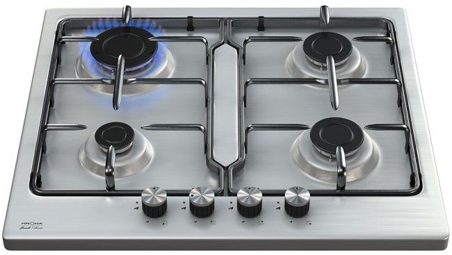 Встраиваемая газовая варочная панель Kronasteel Ortica 60 IX