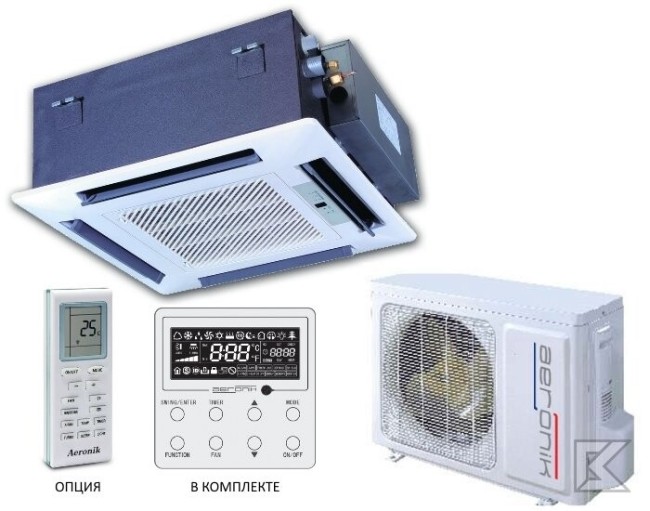 Сплит-система кассетного типа Aeronik AKH30K3HI/AUHN30NK3HO Сплит-система кассетного типа Aeronik AKH30K3HI/AUHN30NK3HO