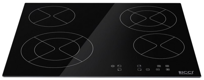 Встраиваемая электрическая варочная панель Ricci DTL-D46401D Встраиваемая электрическая варочная панель Ricci DTL-D46401D