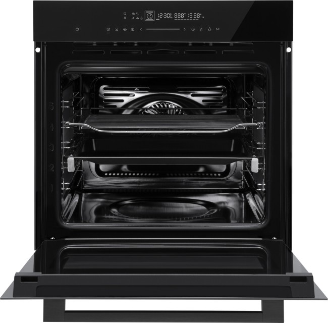 Встраиваемый электрический духовой шкаф Weissgauff EOM 791 SDB Black Edition