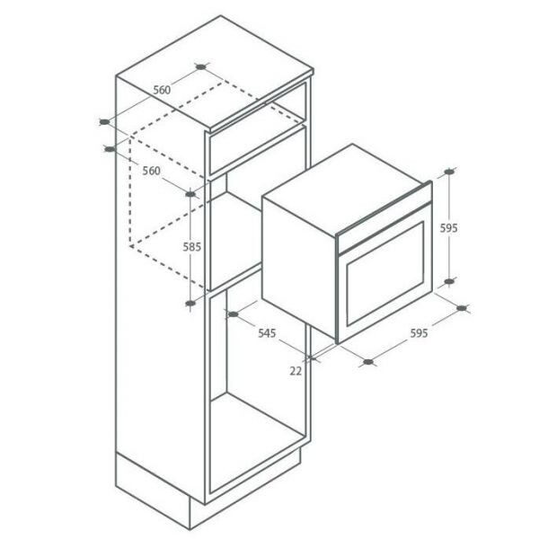 Встраиваемый электрический духовой шкаф Candy FCP 625 XL
