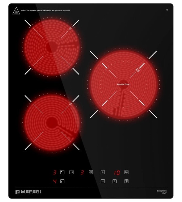 Встраиваемая электрическая варочная панель Meferi MEH453BK Power Встраиваемая электрическая варочная панель Meferi MEH453BK Power