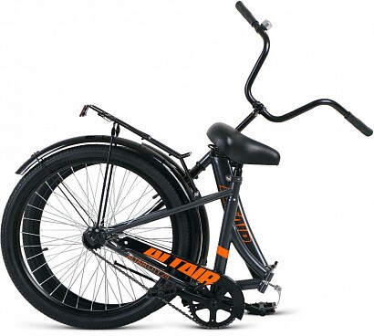 Велосипед Altair City 24 (2019-2020) 16 серый/оранжевый (