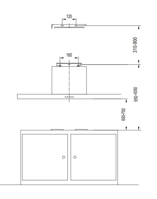 Каминная вытяжка Avex TS 9060 X Каминная вытяжка Avex TS 9060 X