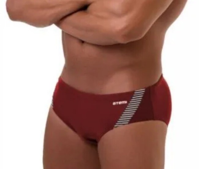 Плавки мужские для бассейна Atemi TAE 01C красный, р-р 42