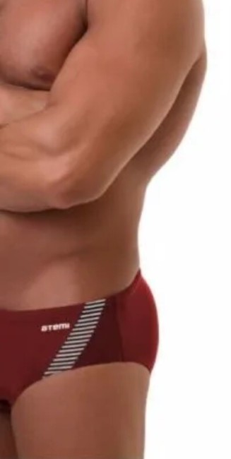 Плавки мужские для бассейна Atemi TAE 01C красный, р-р 42