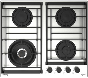 Встраиваемая газовая варочная панель Korting HG 6235 CTX Встраиваемая газовая варочная панель Korting HG 6235 CTX
