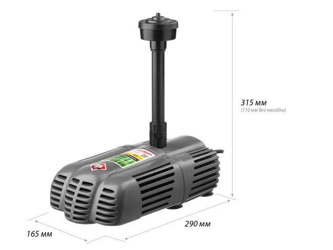 Насос фонтанный Зубр ЗНФЧ-33-2.5