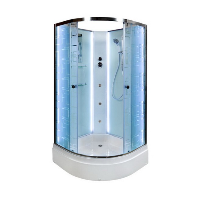 Душевая кабина Deto EM2710NLED+GM