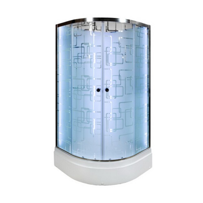 Душевая кабина Deto EM2710NLED+GM