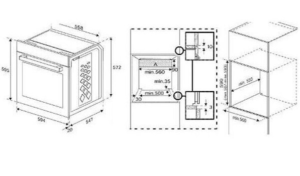 Встраиваемый электрический духовой шкаф Indesit IFE 3634 BL