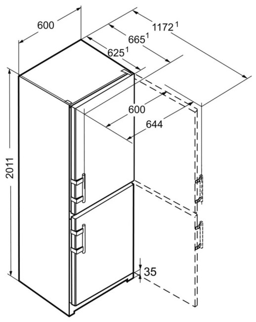 Холодильник Liebherr CN 4005-21 001