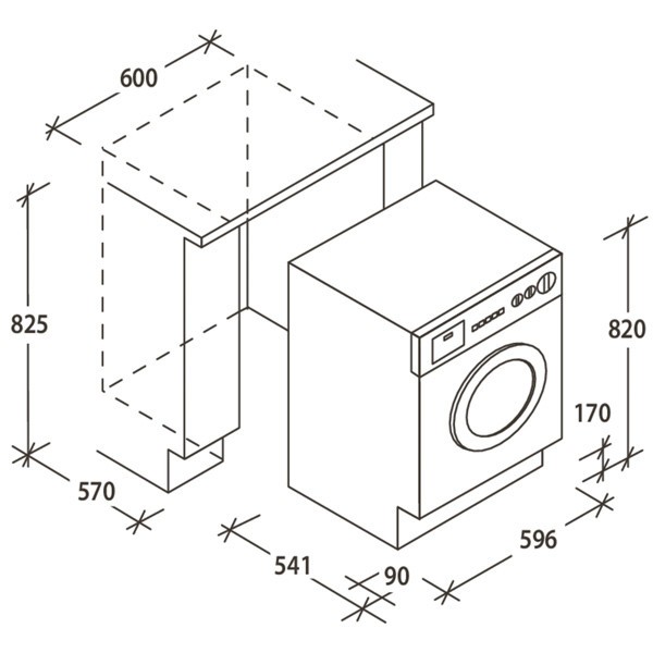 Встраиваемая стиральная машина Candy CBWM 914DW-07 Встраиваемая стиральная машина Candy CBWM 914DW-07