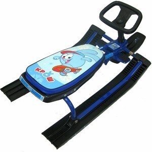 Снегокат Navigator Смешарики голубой, с гудком (СН90295)