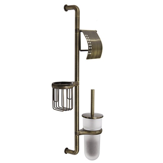 Стойка комбинированная настенная WasserKraft K-1458 светлая бронза